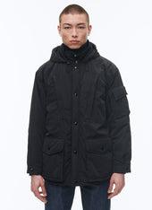 Water-repellent canvas parka