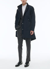 Twill Quilted Fishtail Parka