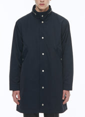 Twill quilted fishtail parka