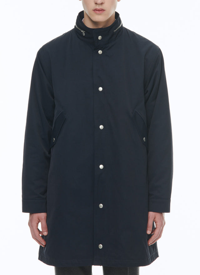 Twill quilted fishtail parka