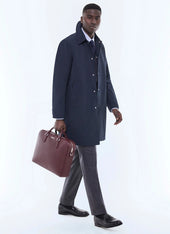 Quilted water-repellent coat