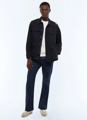 Water-repellent technical fabric jacket