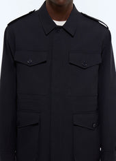 Water-repellent technical fabric jacket