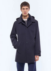 Water-repellent tech fabric parka