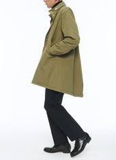 Twill Quilted Fishtail Parka