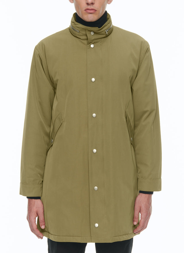 Twill Quilted Fishtail Parka