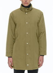 Twill quilted fishtail parka