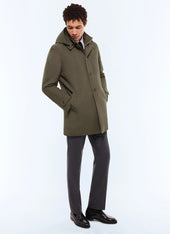 Water Repellent Tech Fabric Parka