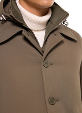Water Repellent Tech Fabric Parka
