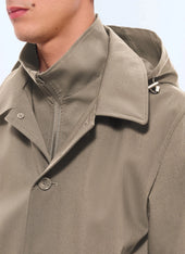 Water-repellent technical parka