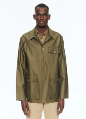 Cotton Satin Jacket