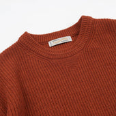 Patch Round Pullover Knit