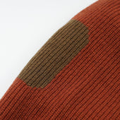Patch Round Pullover Knit