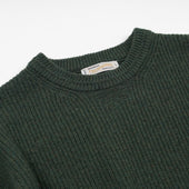 Patch Round Pullover Knit Green