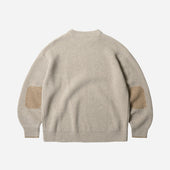 Patch Round Pullover Knit