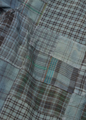 Natural Dyed Patchwork Madras Shirt