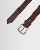 Paton Embroidered Leather Belt
