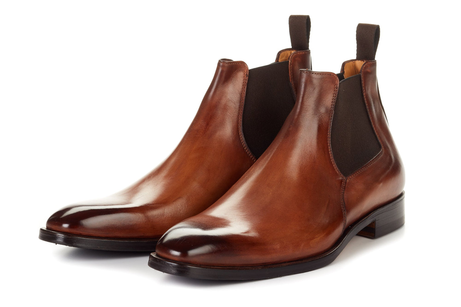 The Wayne Low Cut Chelsea Boot Marrone