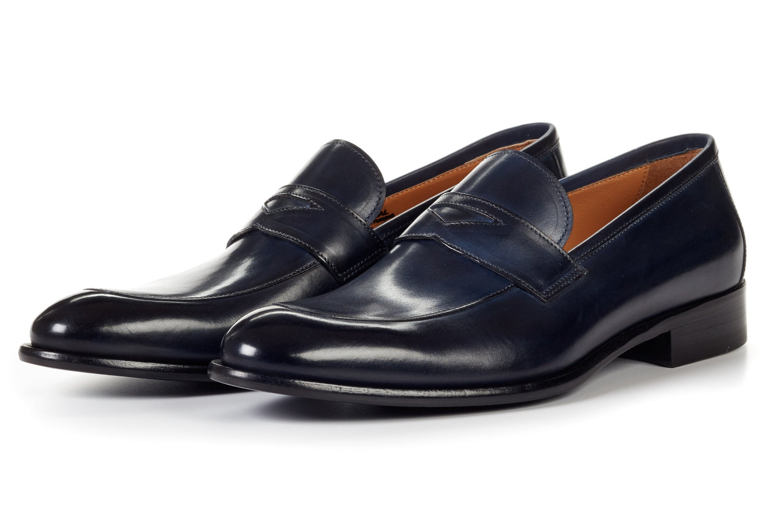 The Stewart Penny Loafer Midnight Blue