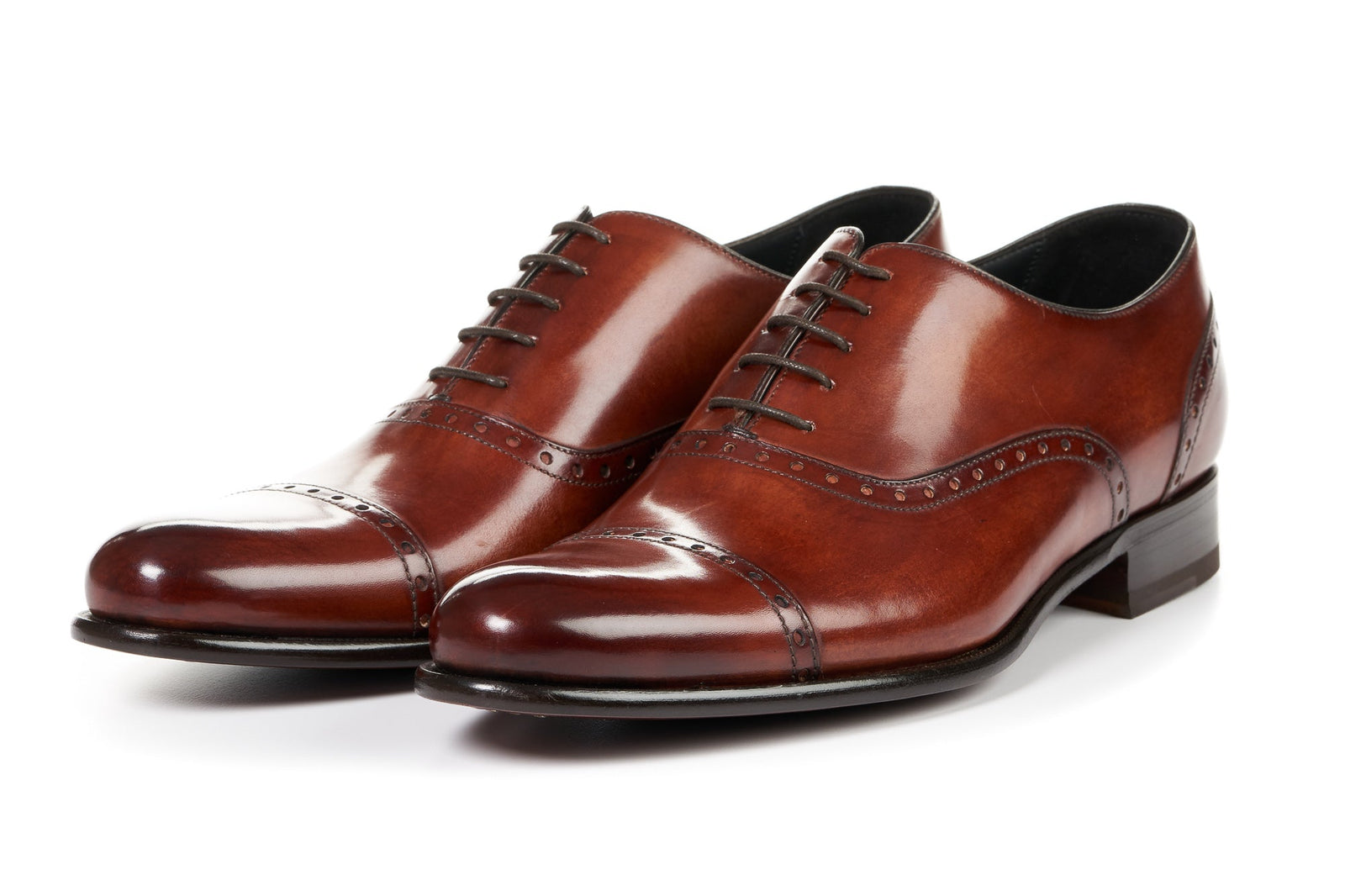 The Brando Semi Brogue Oxford Havana Brown