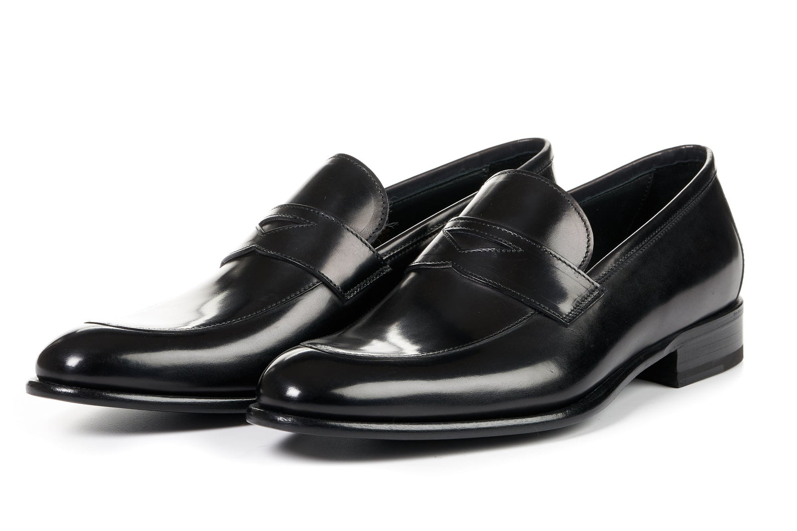 The Stewart Penny Loafer Nero