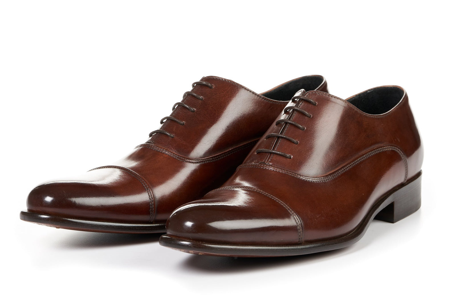 The Cagney Ii Stitched Cap Toe Oxford Marrone
