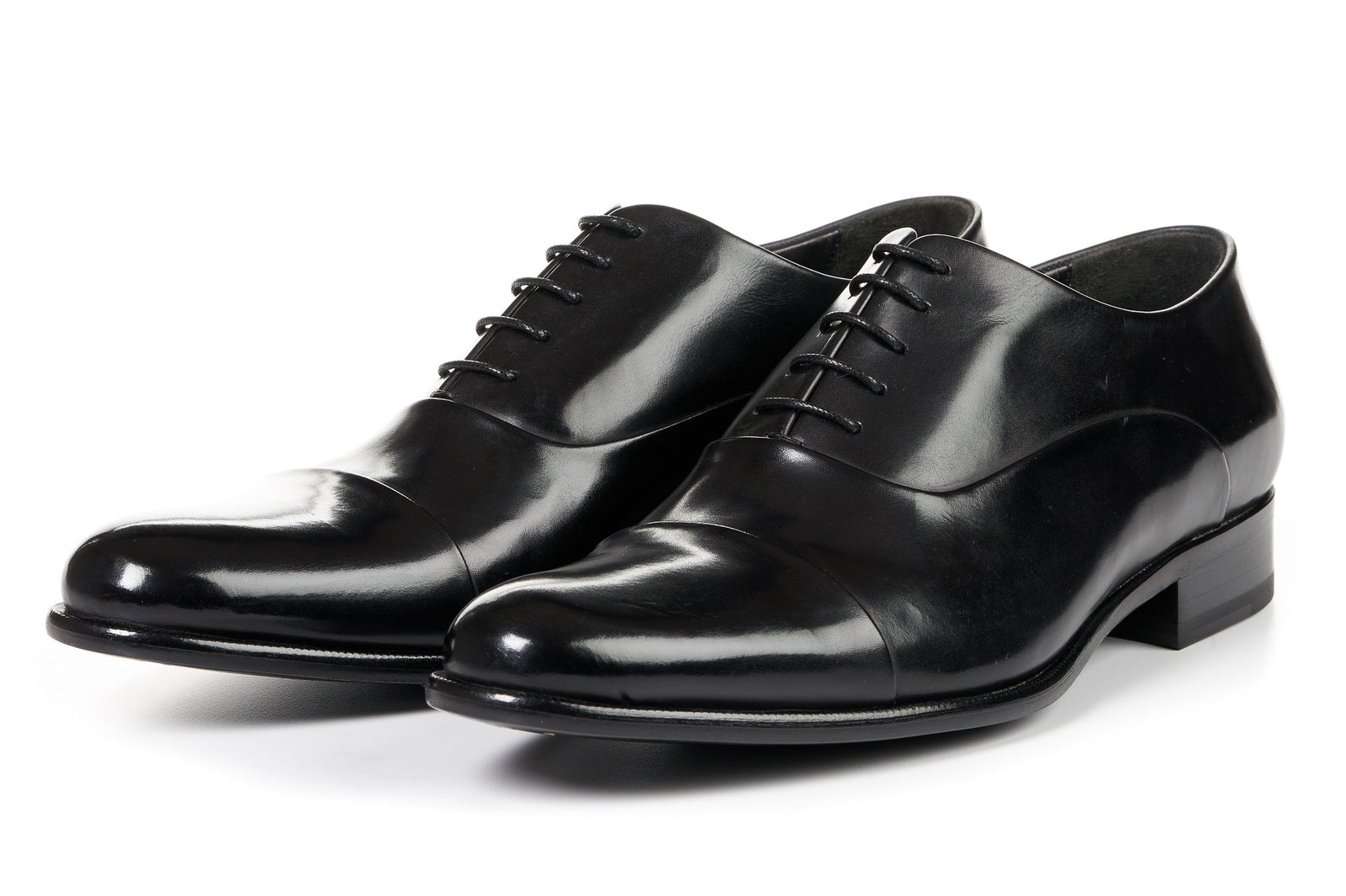 The Cagney Cap Toe Oxford Nero