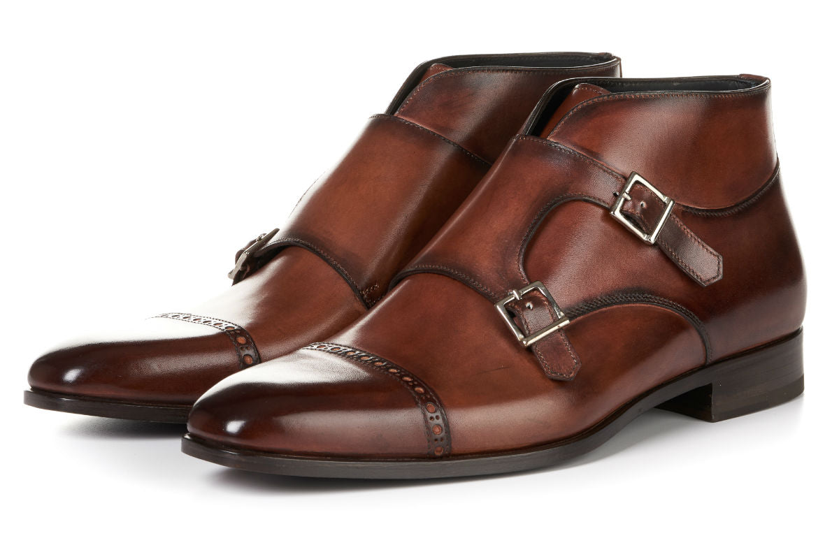 The Heston Double Monk Strap Boot