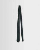Pavillion Dark Green Linen Tie