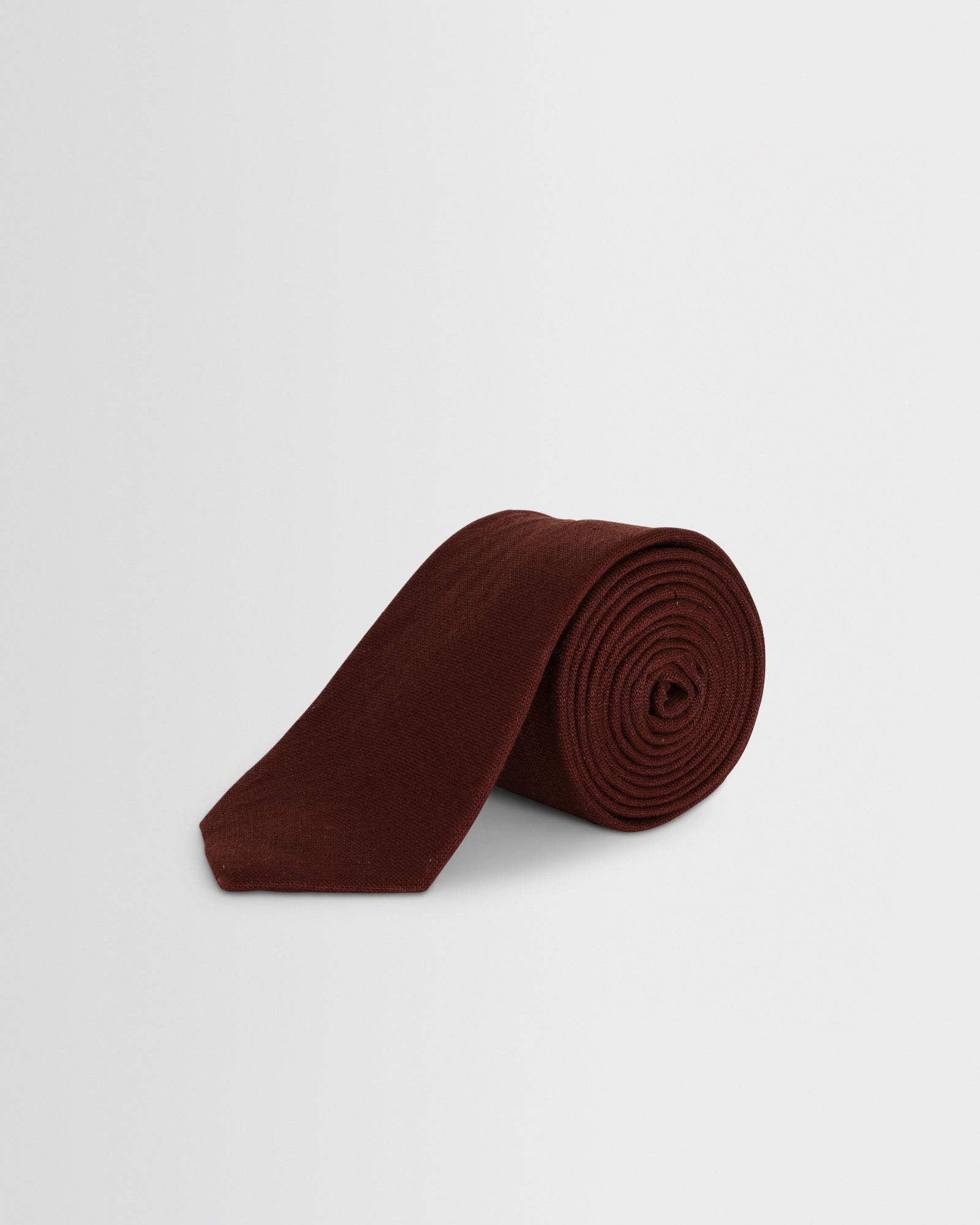 Pavillion Merlot Linen Tie