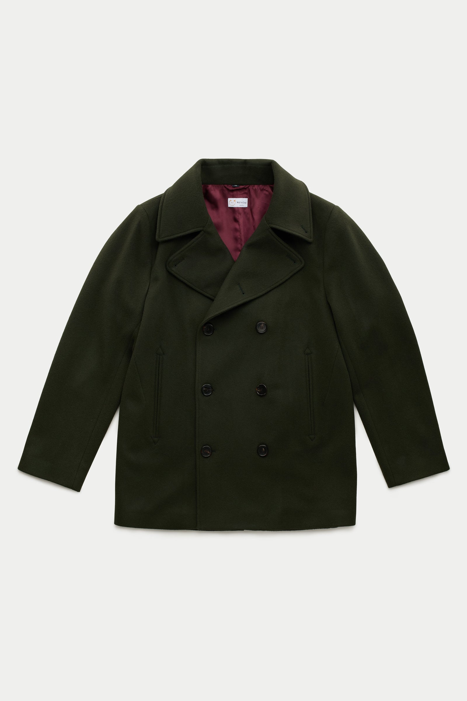 Mega Drop Wool Cashmere Cortina Peacoat