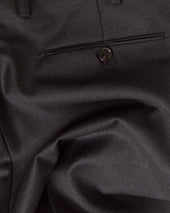 Pebble Grey Pure Wool Trousers