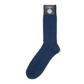 Pembroke Navy Cotton Socks