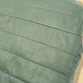 Green Leather Button Up Gilet