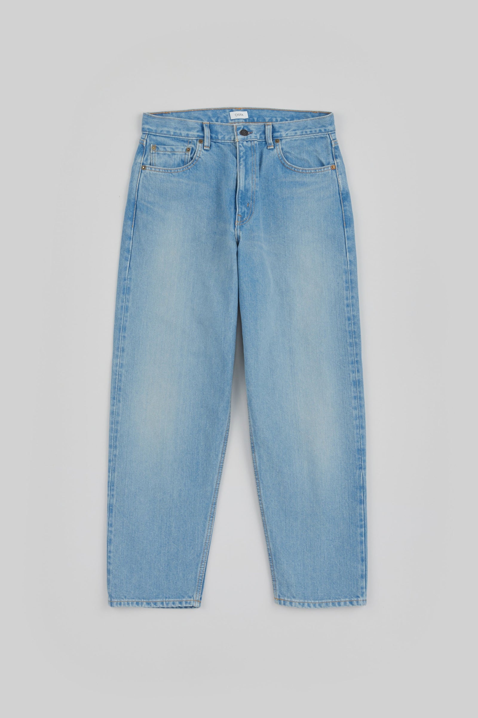 Sale Wide Tapered 5 Pocket Pants Men S Size Real Indigo