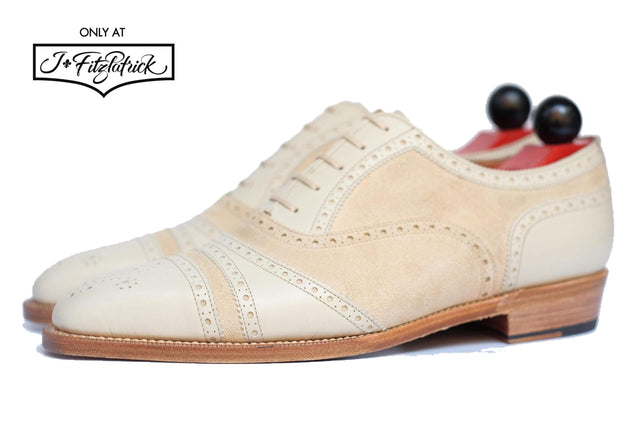 Phillips - Cream Calf / Cream Suede - CLEARANCE
