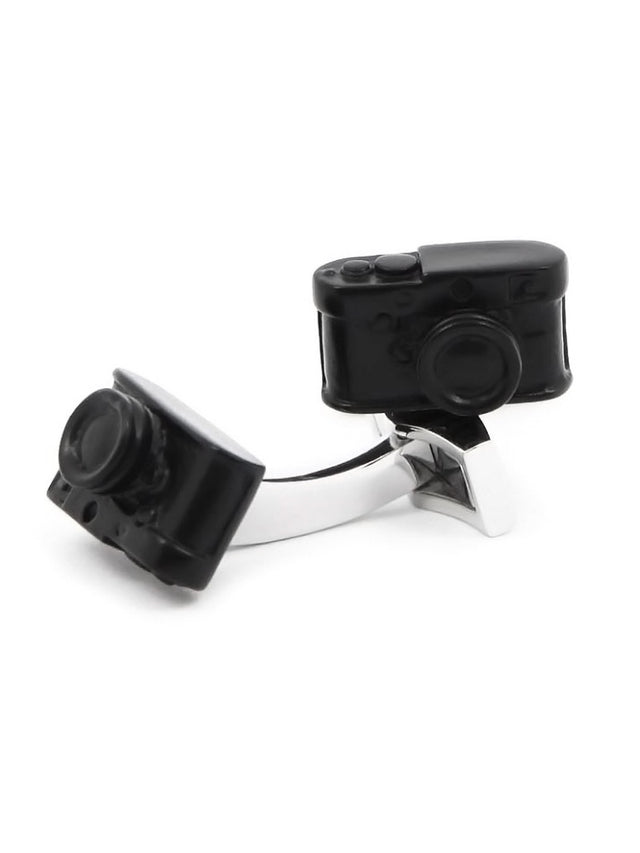 Photo camera cufflinks leitz