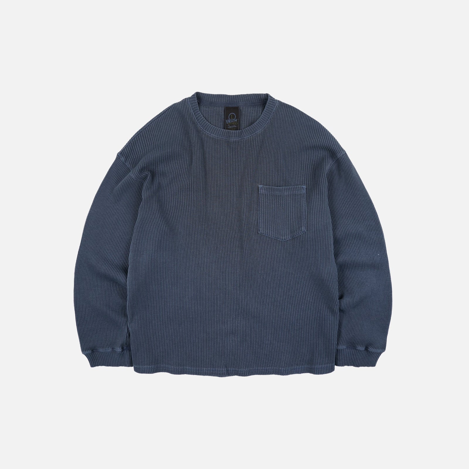 Pigment Dyeing Waffle L S T Shirt