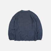 Pigment Dyeing Waffle L S T Shirt