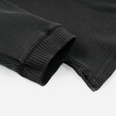 Pigment Dyeing Waffle L S T Shirt Chacoal