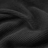 Pigment Dyeing Waffle L S T Shirt Chacoal