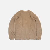 Pigment Dyeing Waffle Ls T Shirt