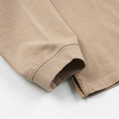 Pigment Pocket Ls T Shirt Beige