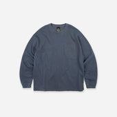 PIGMENT POCKET L/S T-SHIRT - BLUE