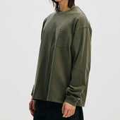 Pigment Pocket Ls T Shirt