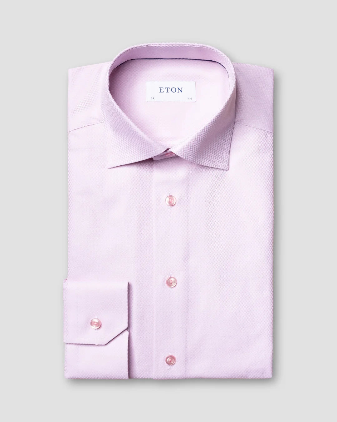 Pink Dobby Shirt Eton