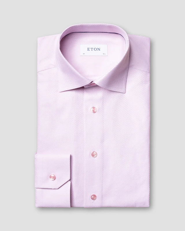 Rosa Dobby-Hemd - Eton