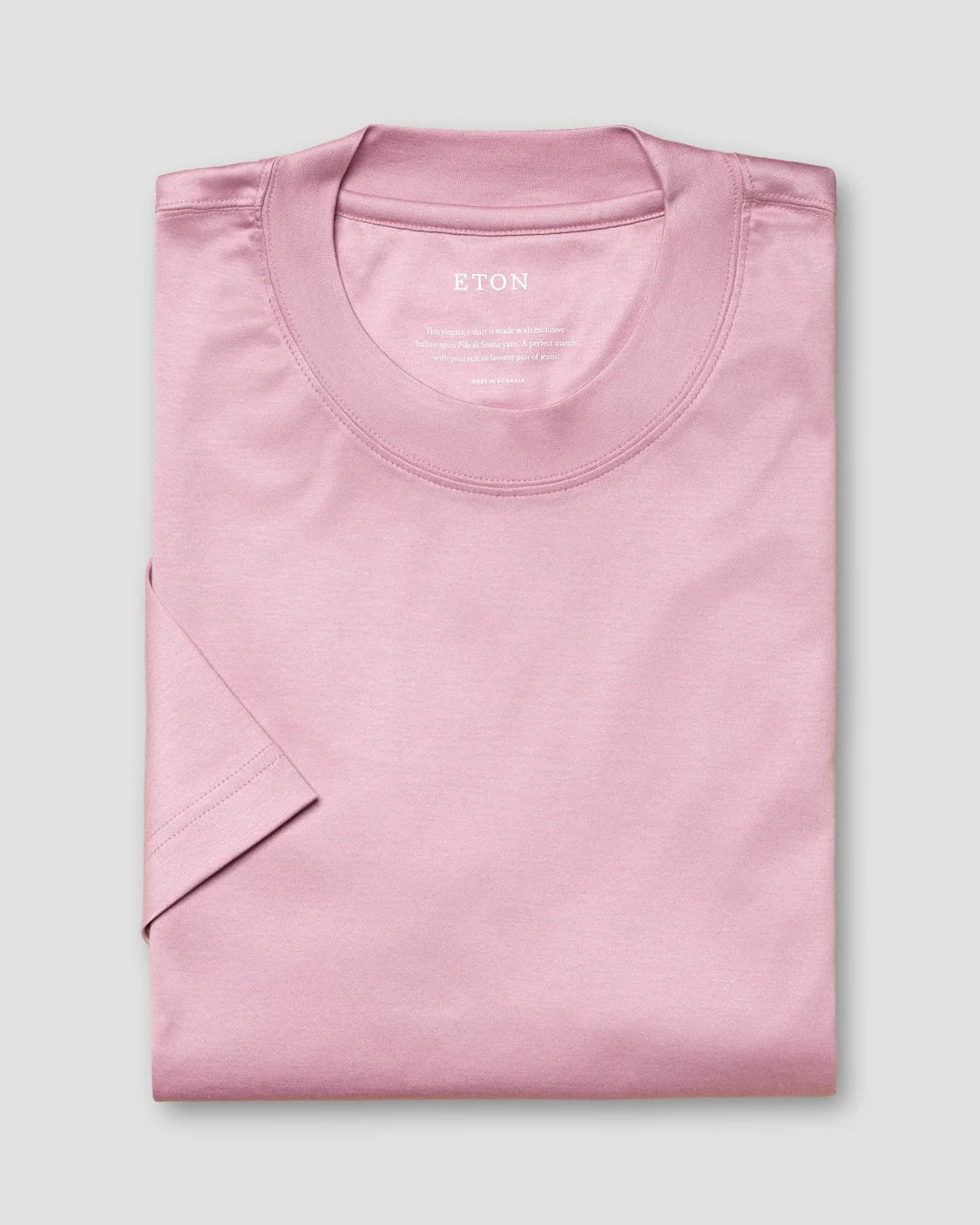Pink Filo Di Scozia T Shirt Eton