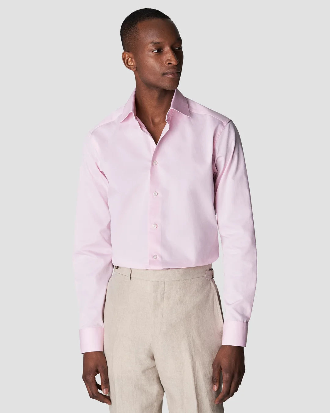 Pink Fine Piqu Shirt Eton