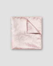 Pink Floral Silk Pocket Square